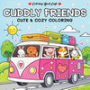 Rebo publishers cuddly friends - cute cozy coloring 6+