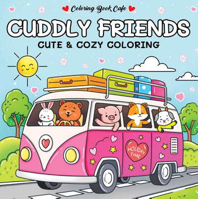 Rebo publishers cuddly friends - cute cozy coloring 6+