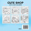 Rebo publishers cute shop - cute cozy coloring book