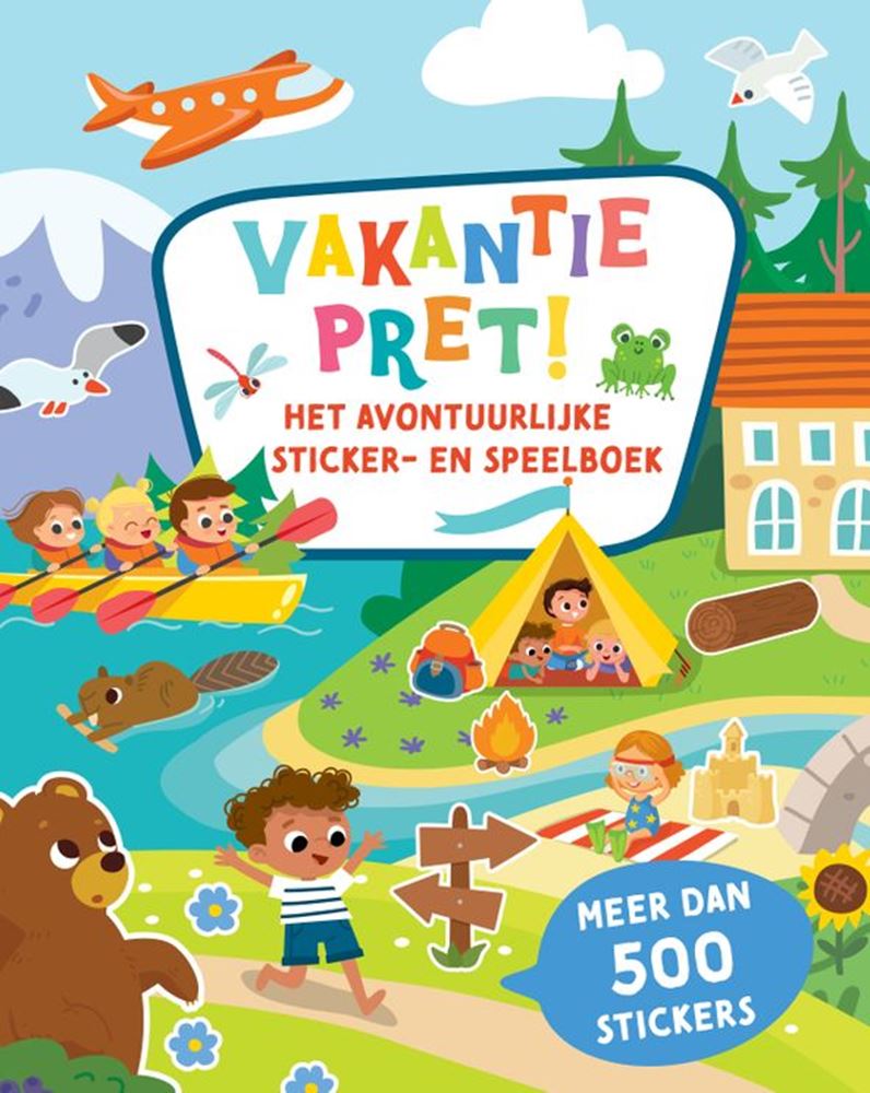 Divertimento in vacanza! adesivo e libro da gioco. 4+