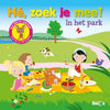 Cerchi un libro di cartone nel parco. 2