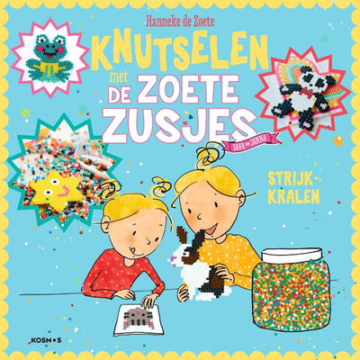 Elaboración de la casa central del libro con las dulces hermanas - cuentas termoadhesivas