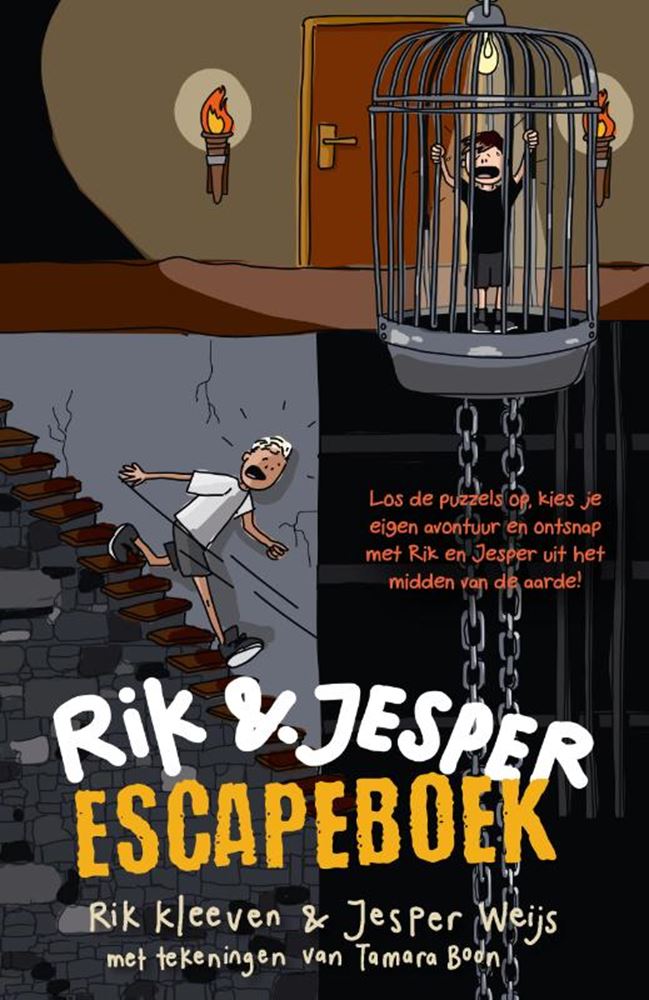 Rik and Jesper escape book. 7+