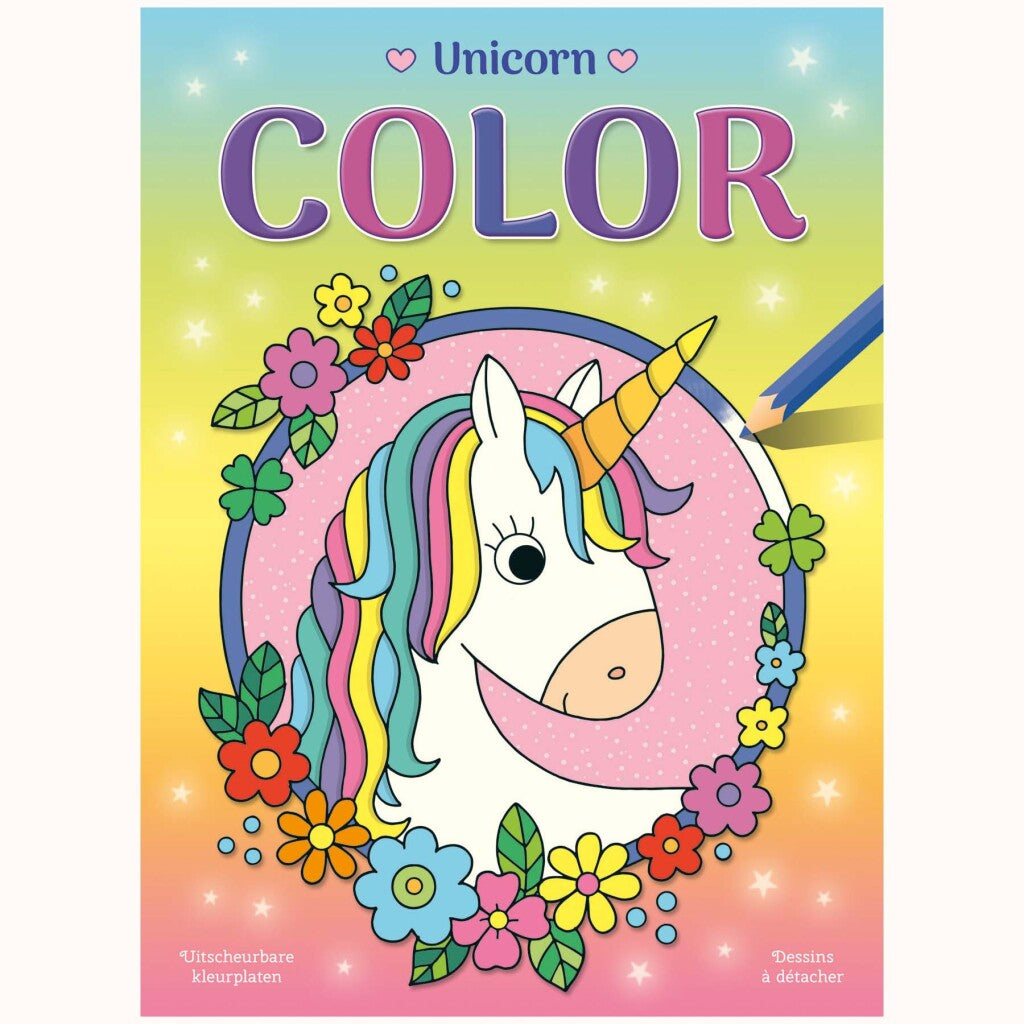 Basic unicorn color kleurblok