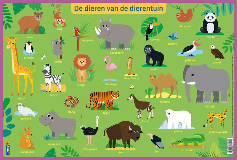 Deltas Educational Funder Preschool Dieren del zoológico