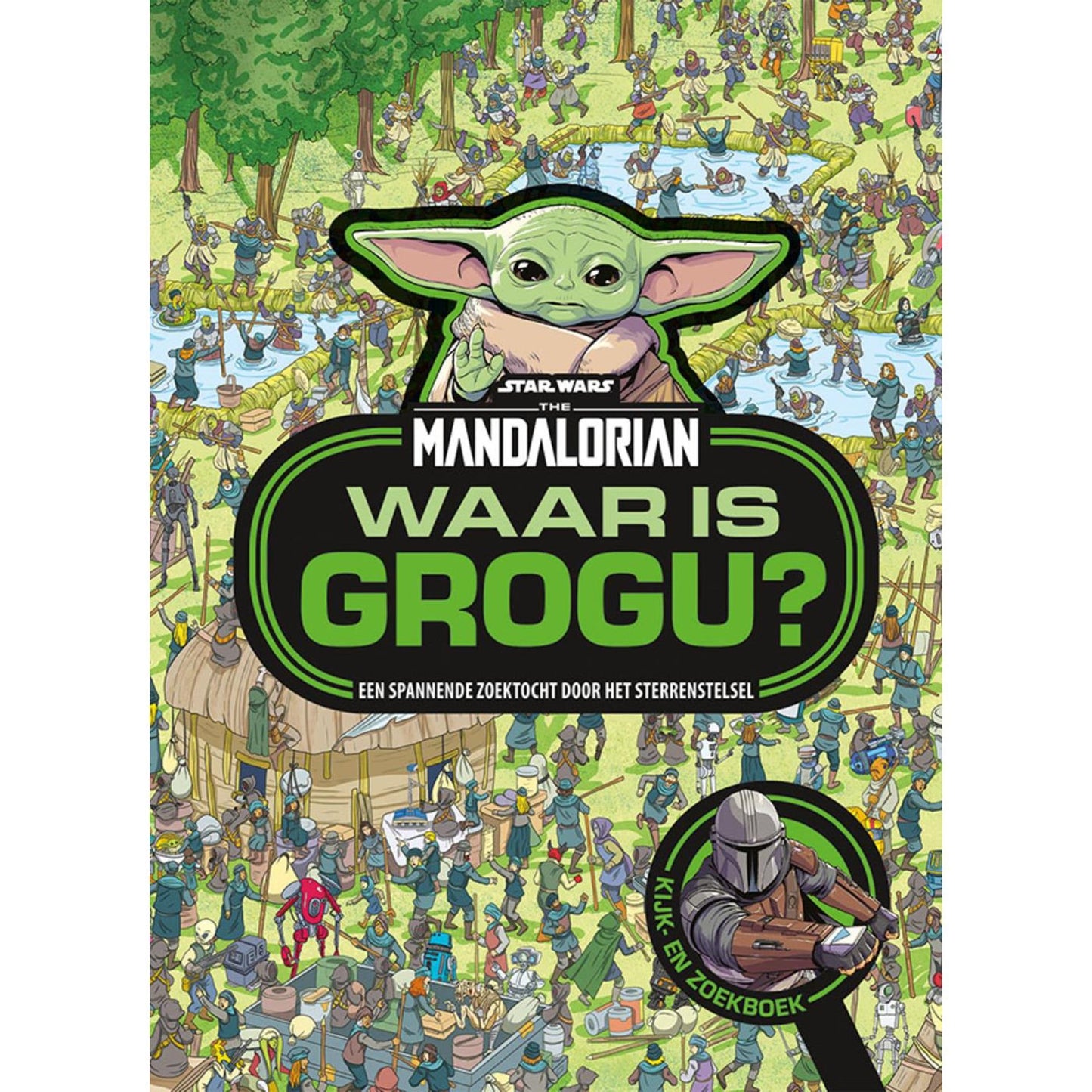 Deltas ¿Dónde está Grogu? Libro de búsqueda de Star Wars