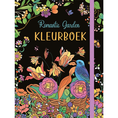 Libro para colorear Jardín romántico de los Deltas