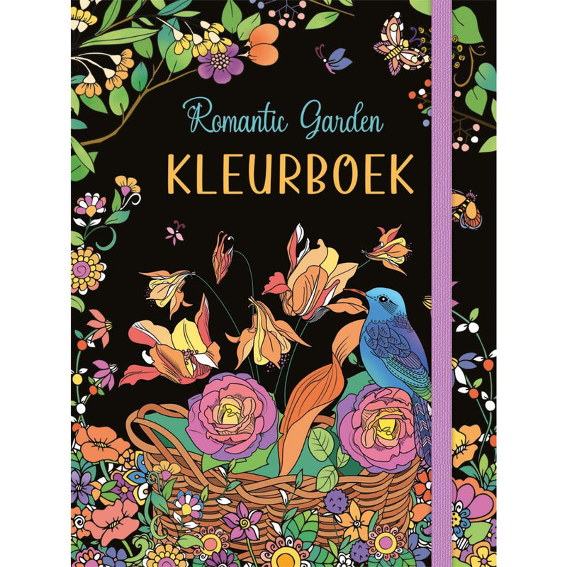 Libro para colorear Jardín romántico de los Deltas