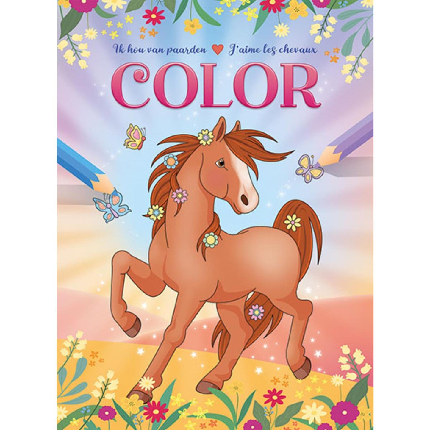 Deltas Me encantan los caballos color block.