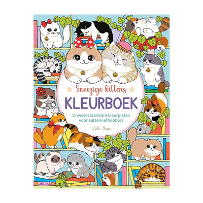 Libro para colorear lindos gatitos deltas