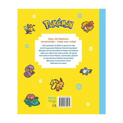 Diversión para colorear píxeles de pokémon deltas