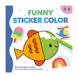 Deltas funny sticker color - 2-4 jaar - afbeelding 1