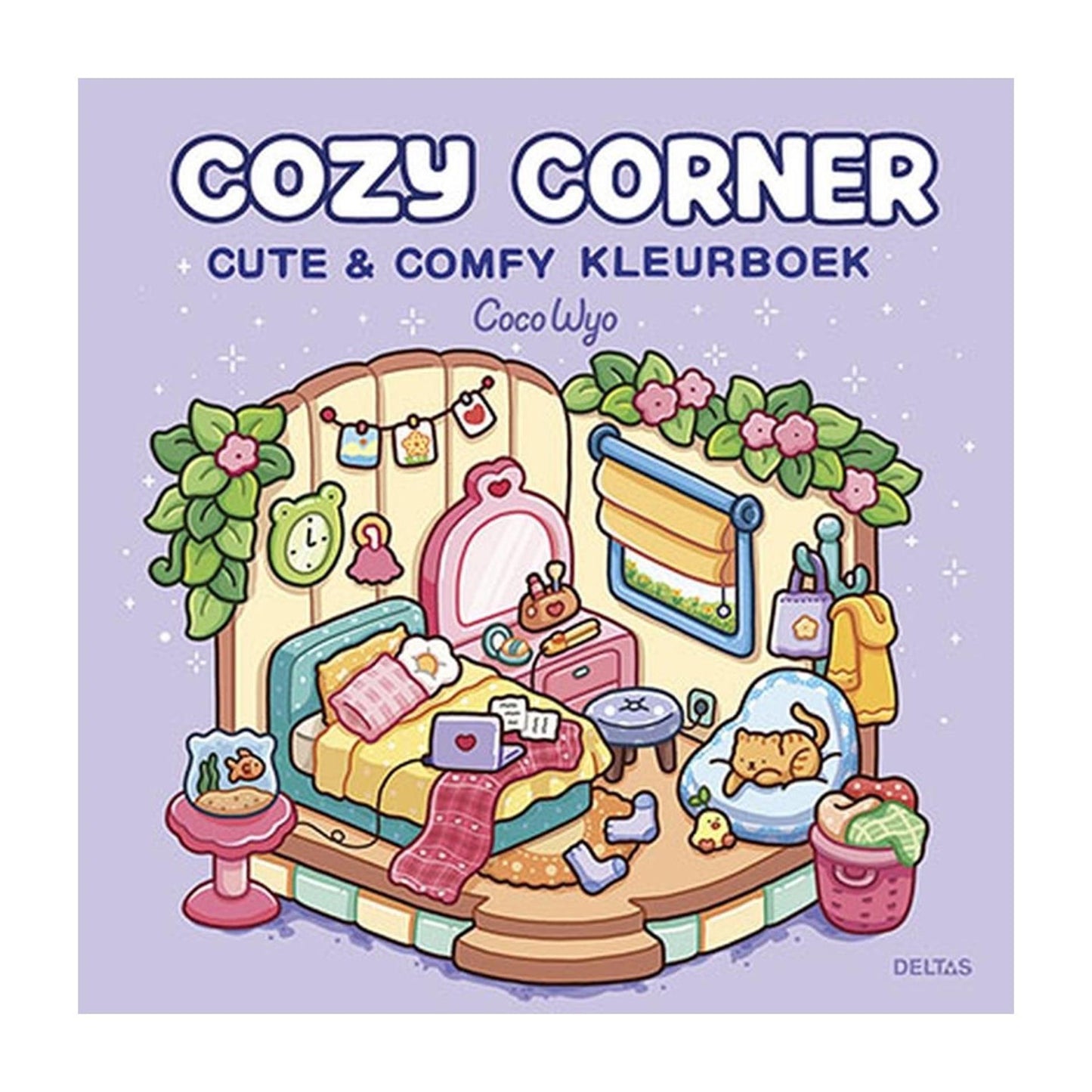 Libro da colorare carino e comodo di Delta Coco Wyo