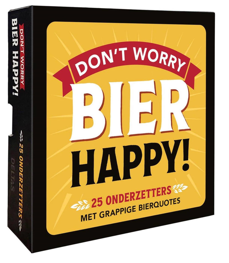 Deltas don't worry bier happy! 25 onderzetters