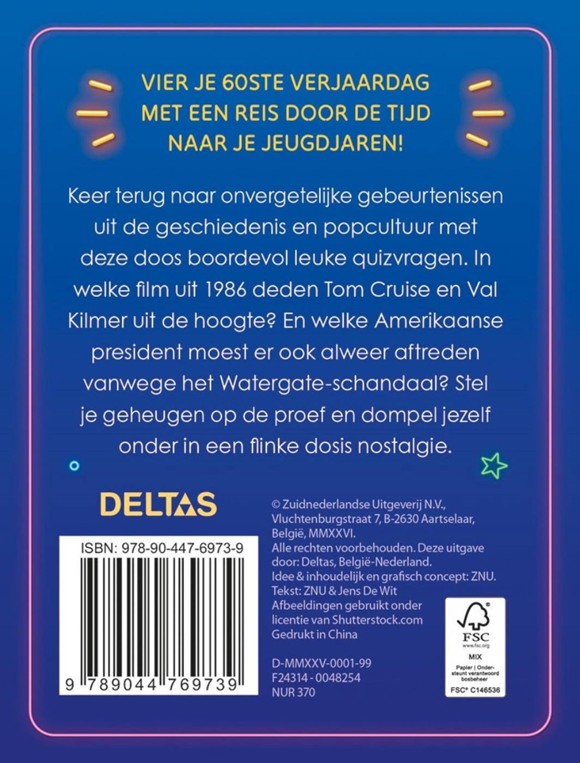 Delta evviva 60 anni! quiz