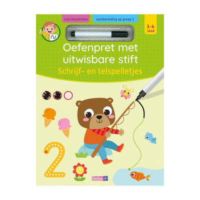 Juegos de escribir y contar deltas (3-4 años)