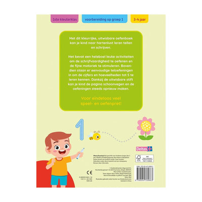 Juegos de escribir y contar deltas (3-4 años)