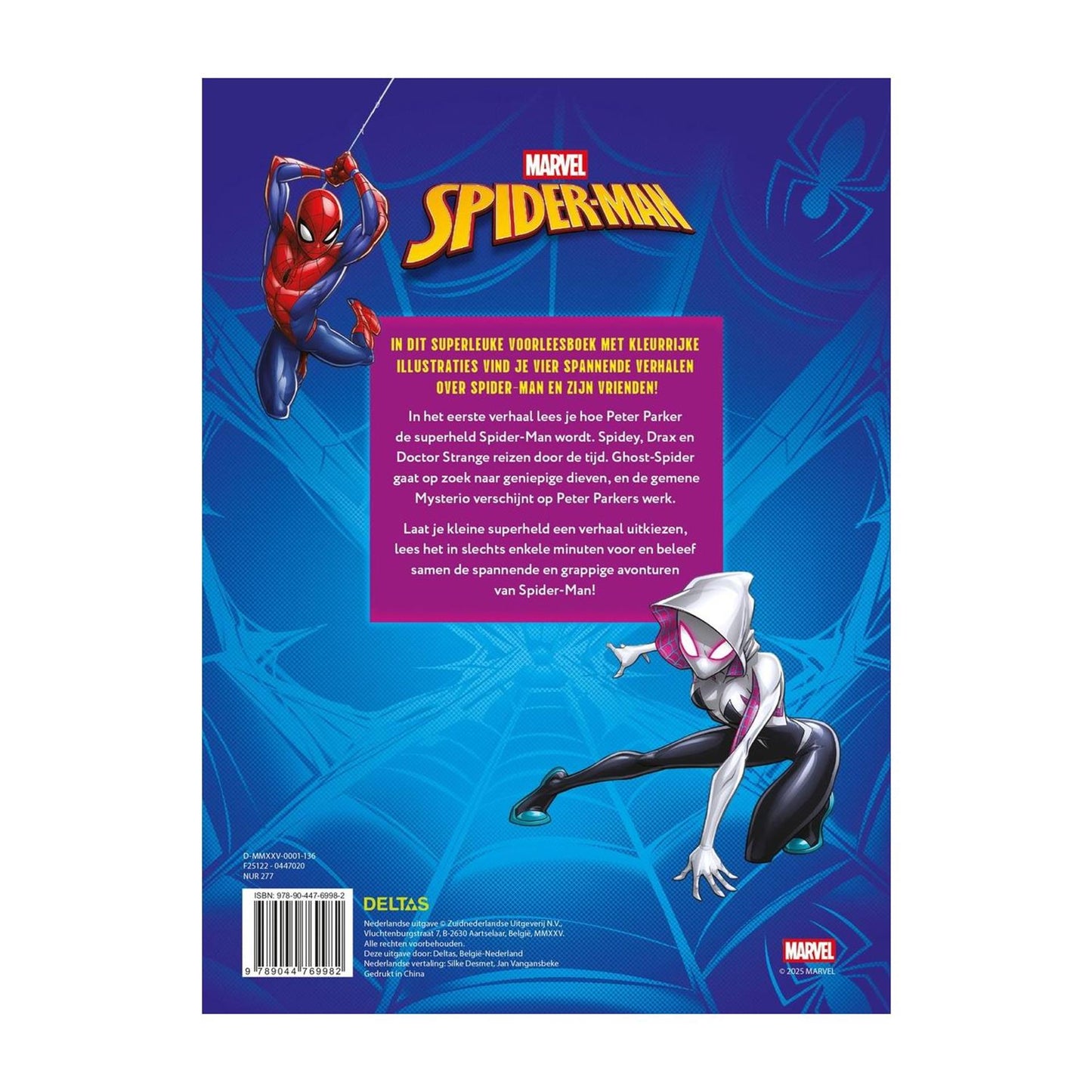 Deltas spider-man mi libro de cuentos mega genial