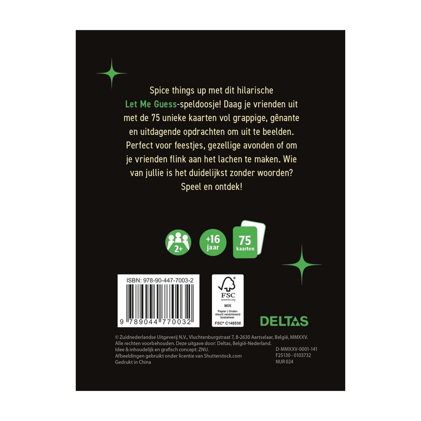 Deltas déjame adivinar - juegos de fiesta