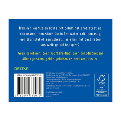 Deltas guess the sound! box of cards