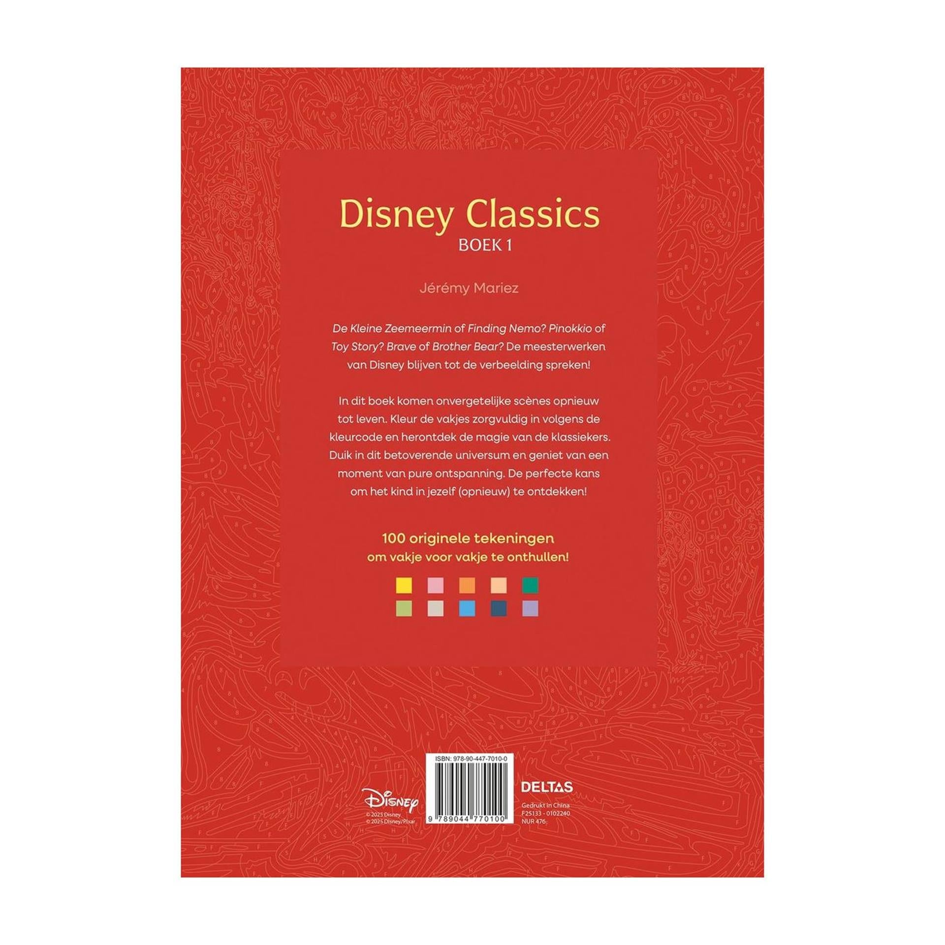 I classici Disney di Delta prenotano 1 colore per numero