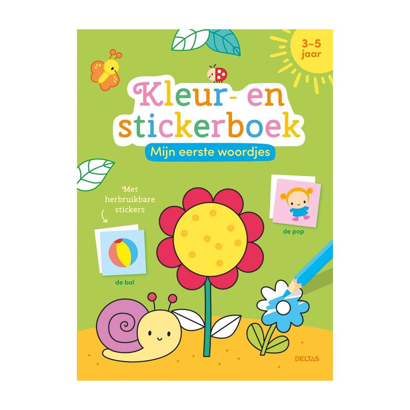 Deltas mijn eerste woordjes kleur + stickerboek