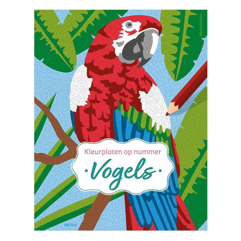 Uccelli Delta - pagine da colorare per numero
