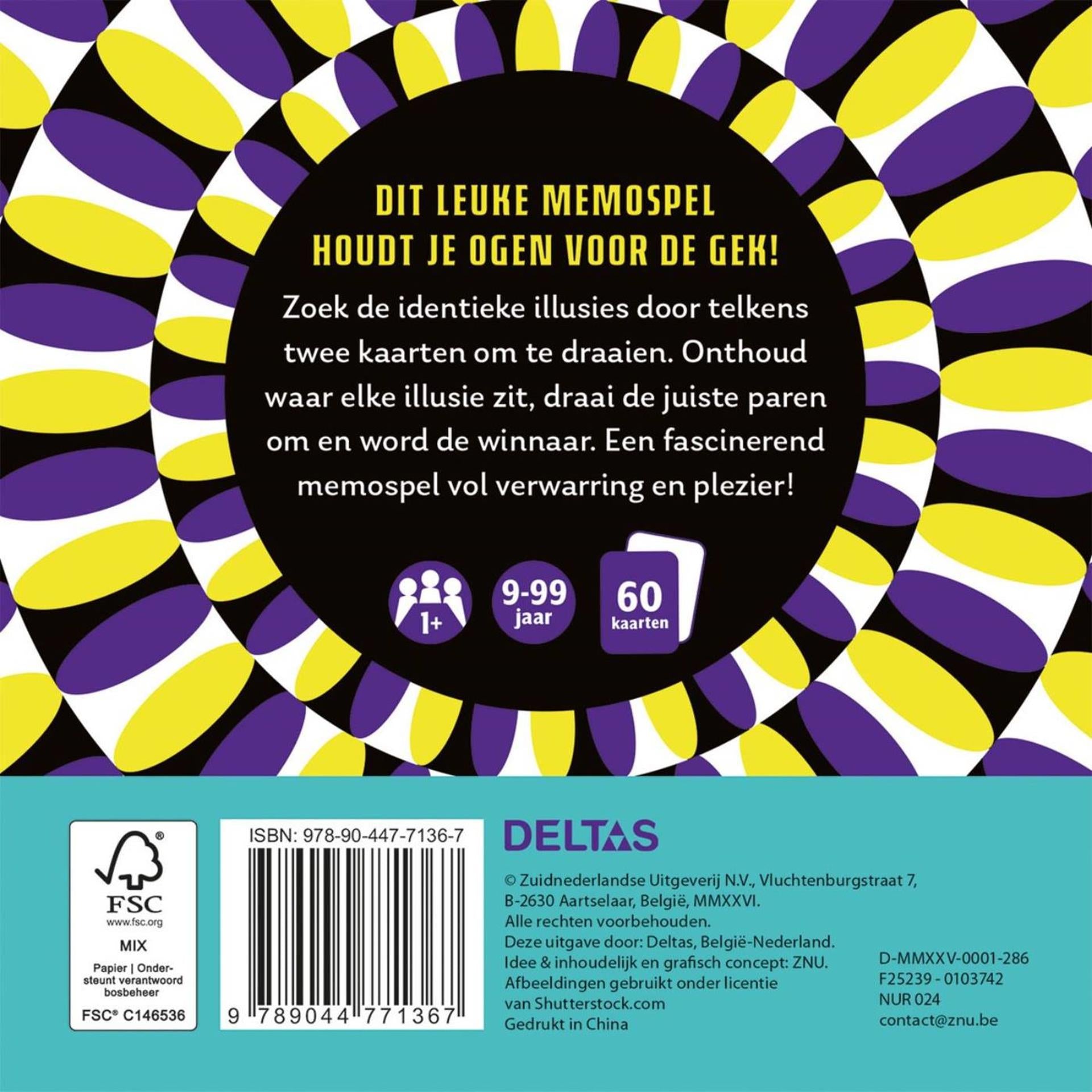 Illusioni ottiche Delta - gioco di promemoria