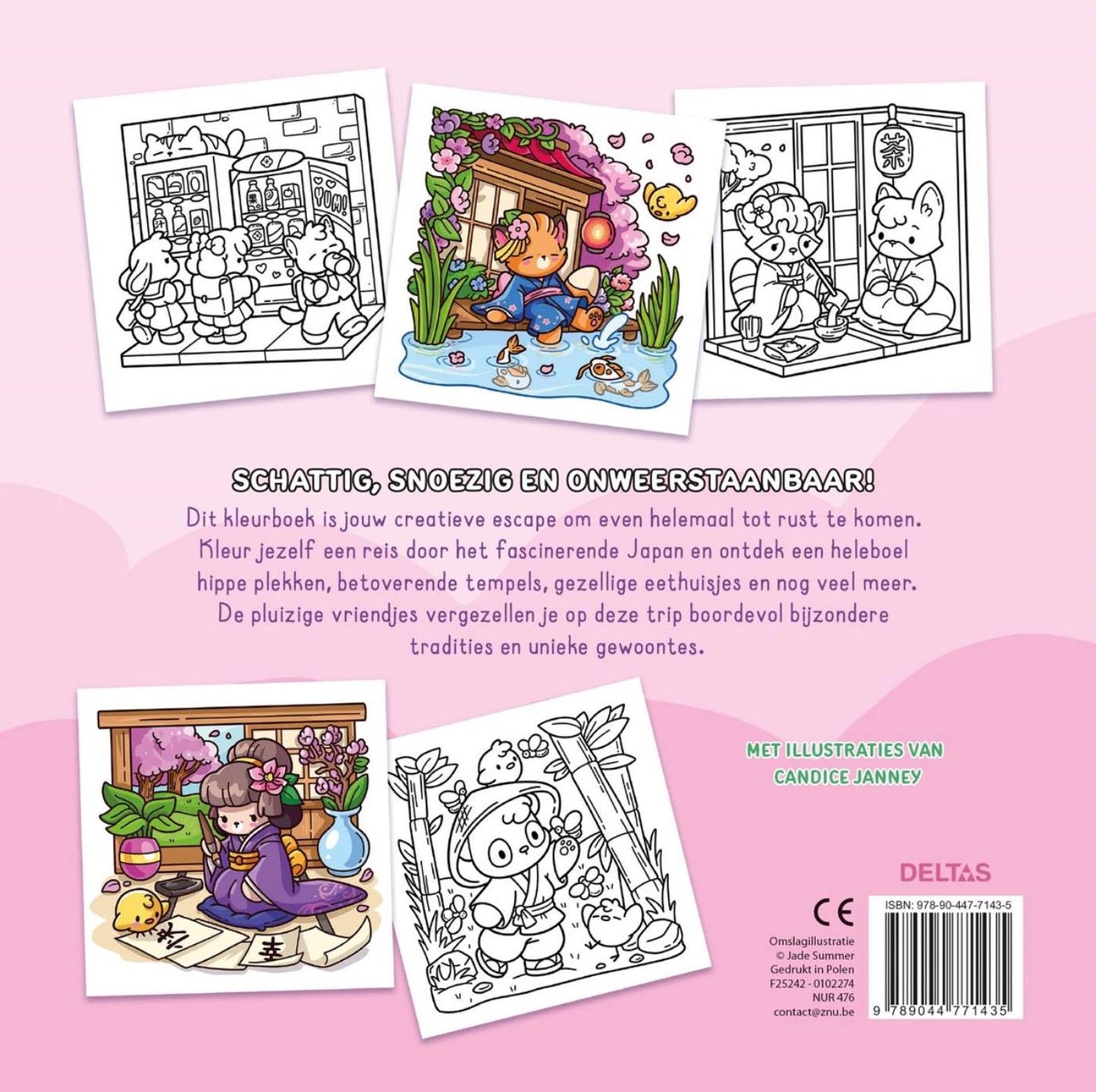 Deltas cozy japan - comfy kleurboek jade summer