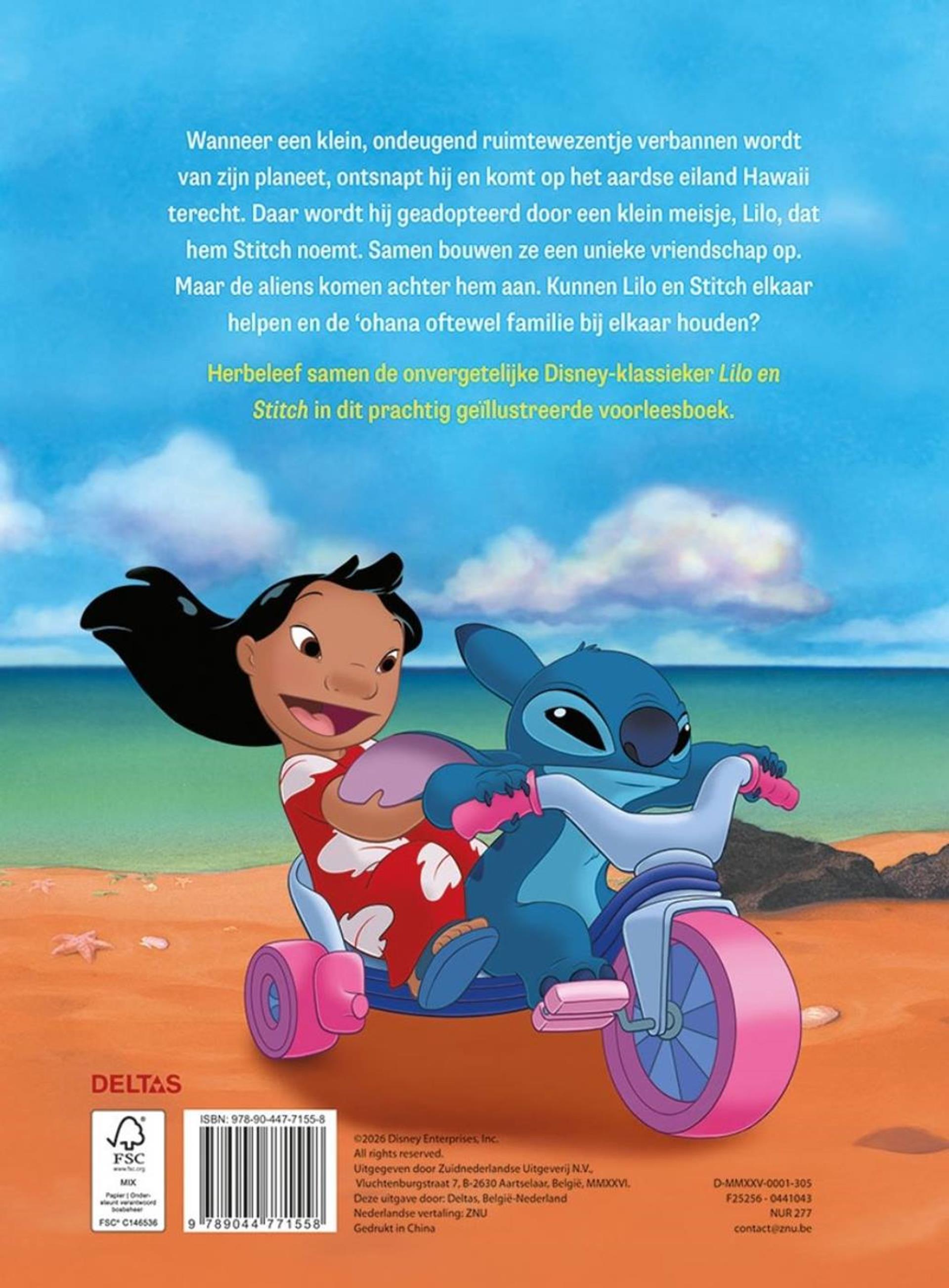 Lilo Stitch del libro di fiabe Delta Disney