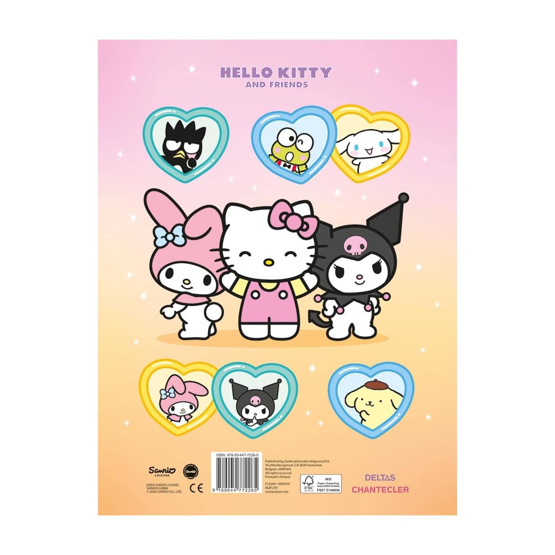 Libro da colorare di Delta Hello Kitty and Friends Super Colour Parade