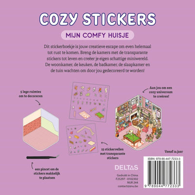 Deltas cozy stickers - my comfy house