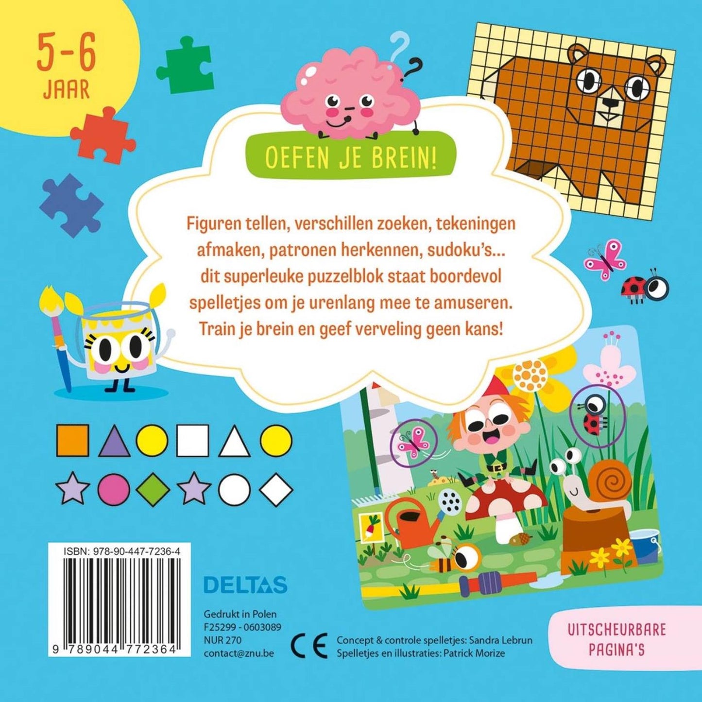 I Delta esercitano il tuo cervello! giochi educativi per 5-6 anni