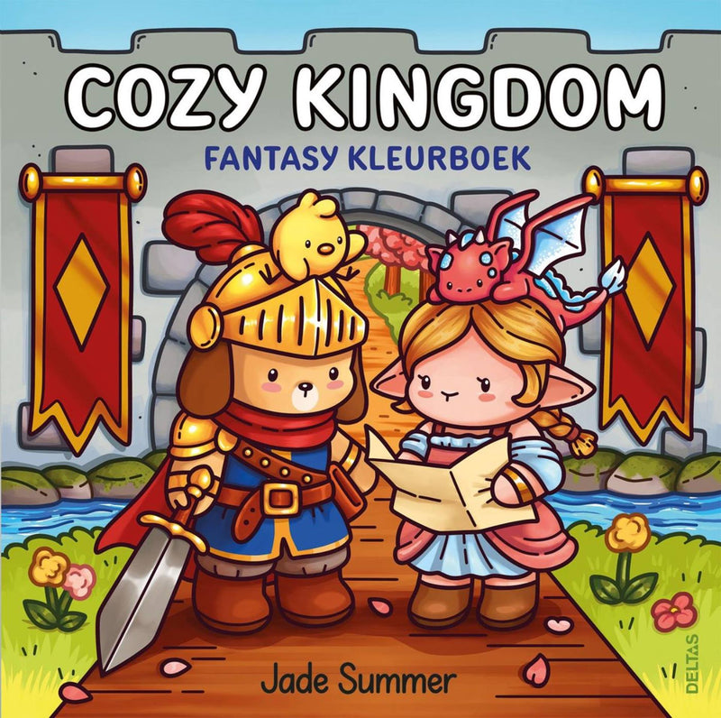 Deltas cozy kingdom fantasy kleurboek jade