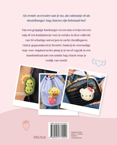 Charms para bolso Deltas de crochet