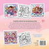 Deltas accogliente k-pop comodo libro da colorare giada estate