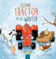 Kleine tractor in de winter. 3+