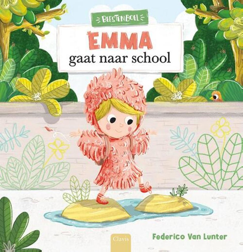 Emma va a la escuela. 3+