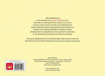 Editori Clavis luuk e lotje - fratello maggiore e sorellina. calendario del conto alla rovescia