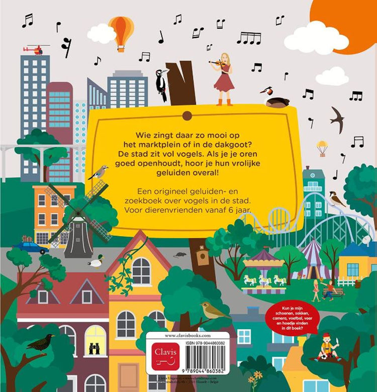 Libro sonoro: uccelli in città 6+