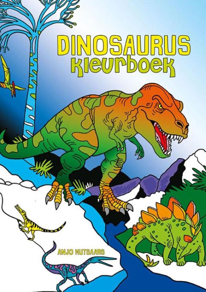 Libro para colorear: dinosaurio.