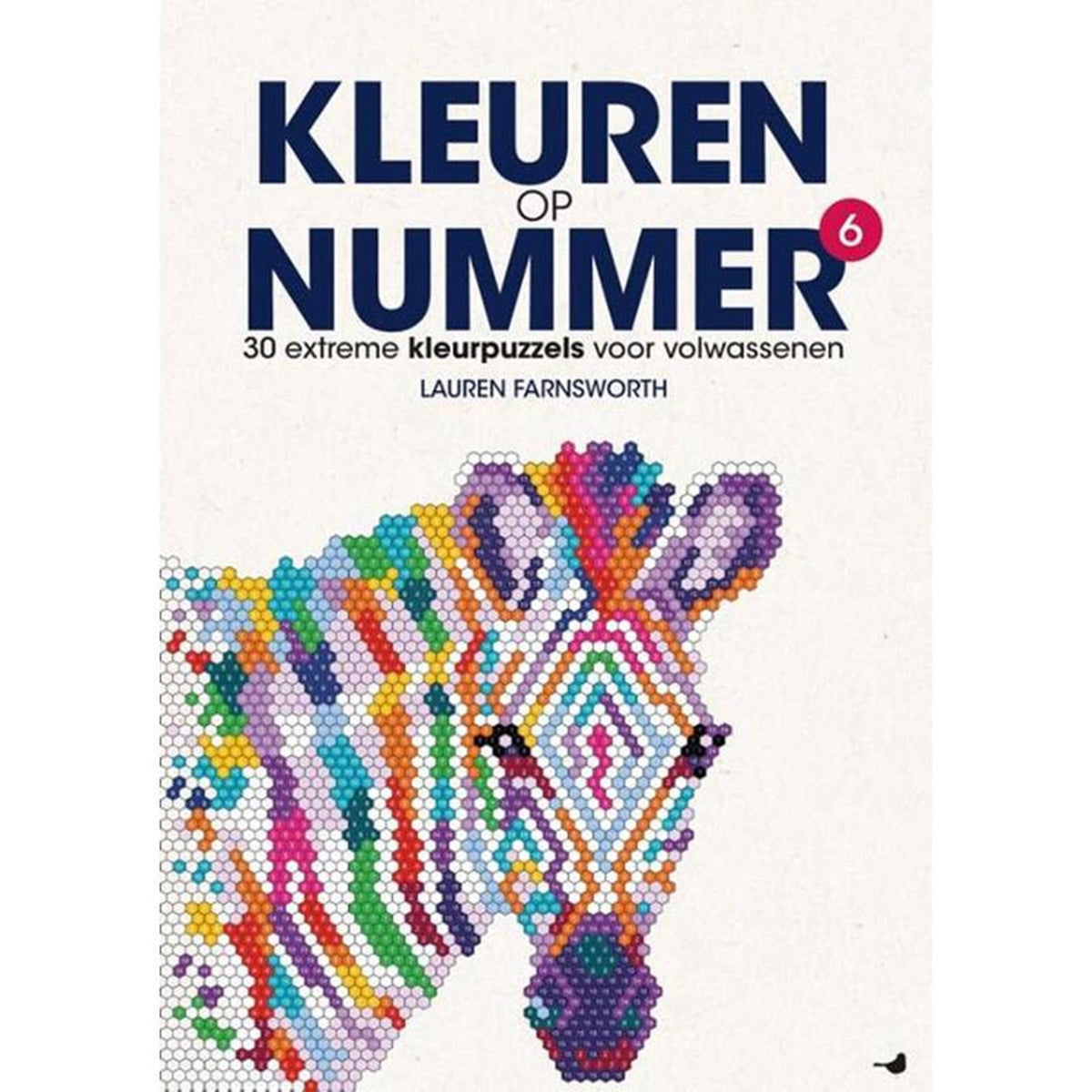 Kluitman colorea el número 6 para adultos.