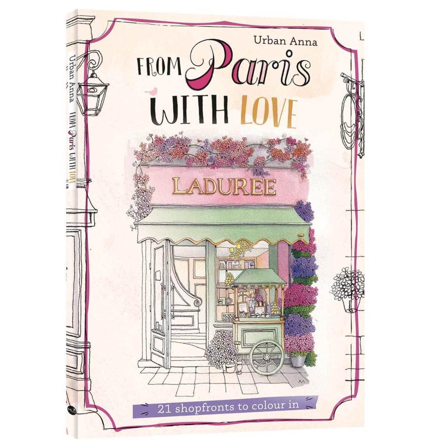 Editore Kluitman di Parigi con libro da colorare d'amore