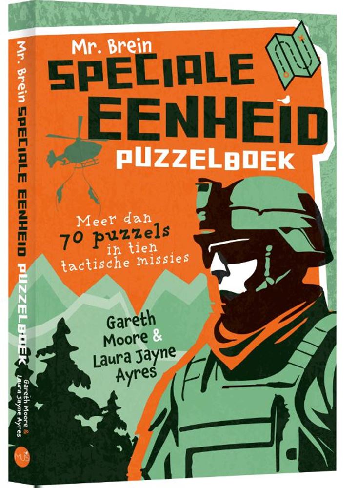 Libro puzzle dell'editore Kluitman Mr. Brain Special Unit