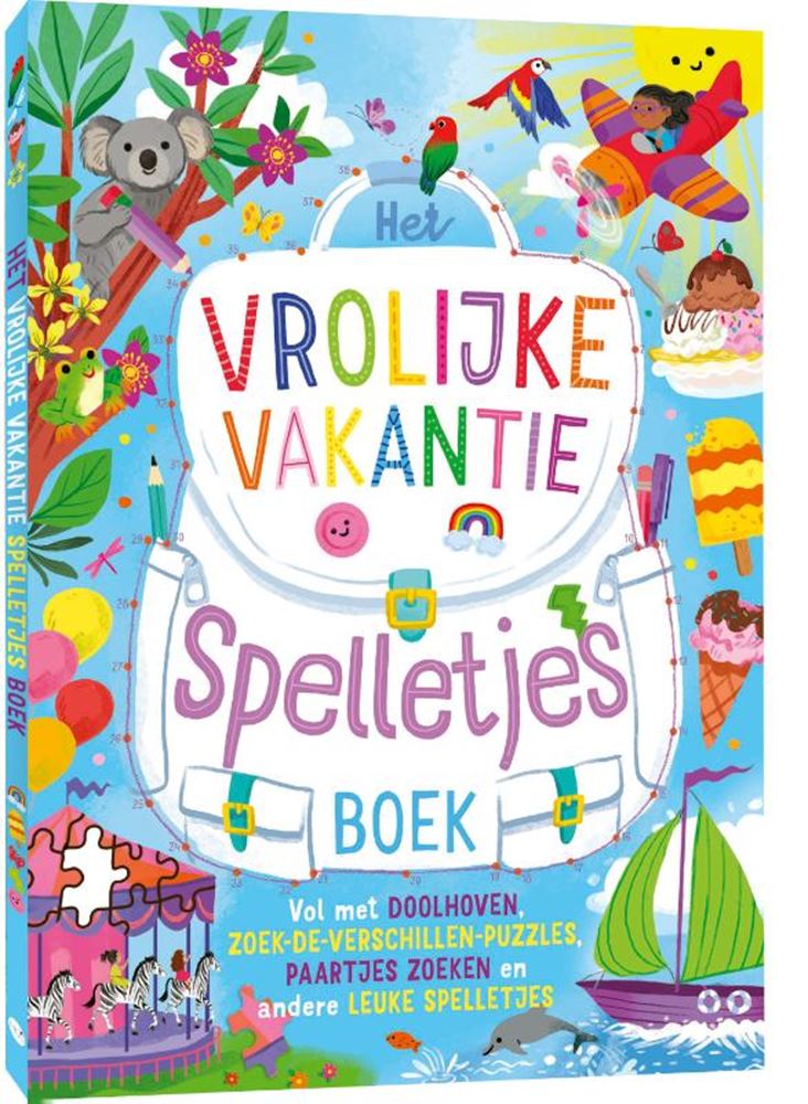 El libro de los alegres juegos navideños.