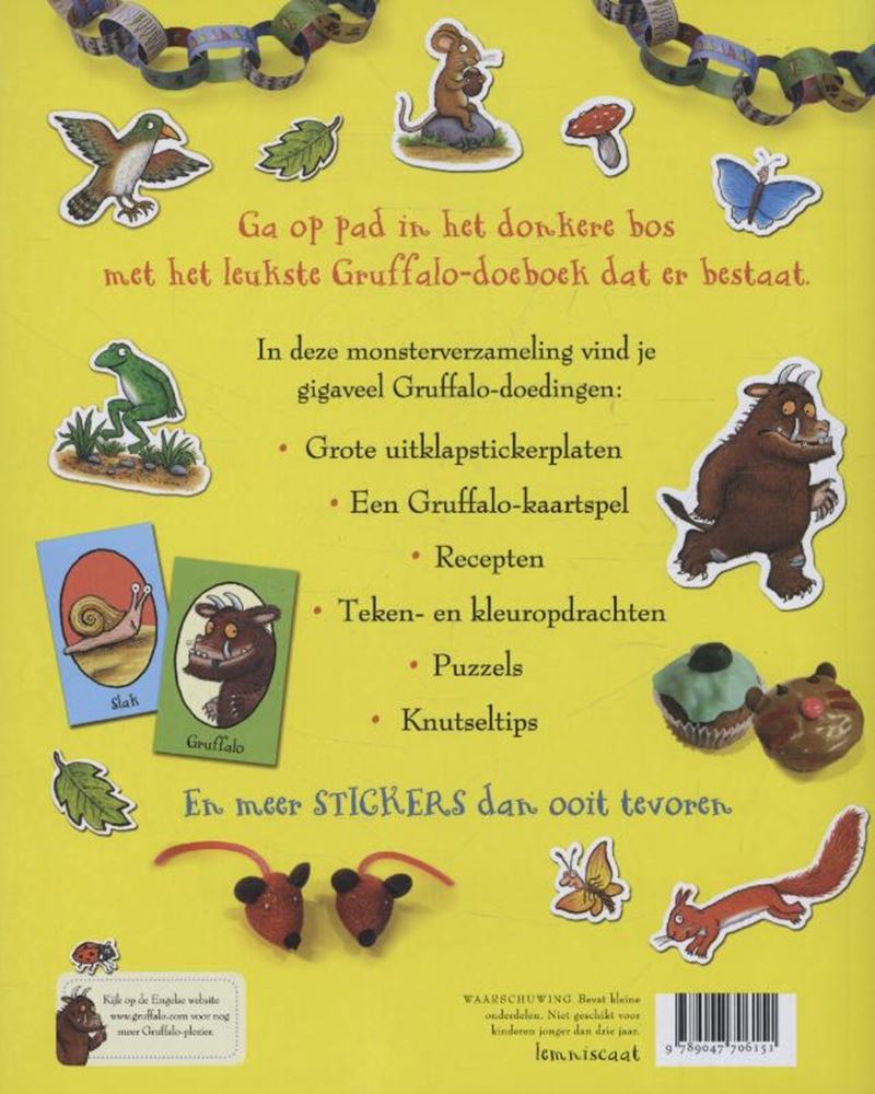 Il libro delle attività con adesivi del Gruffalò. 4+