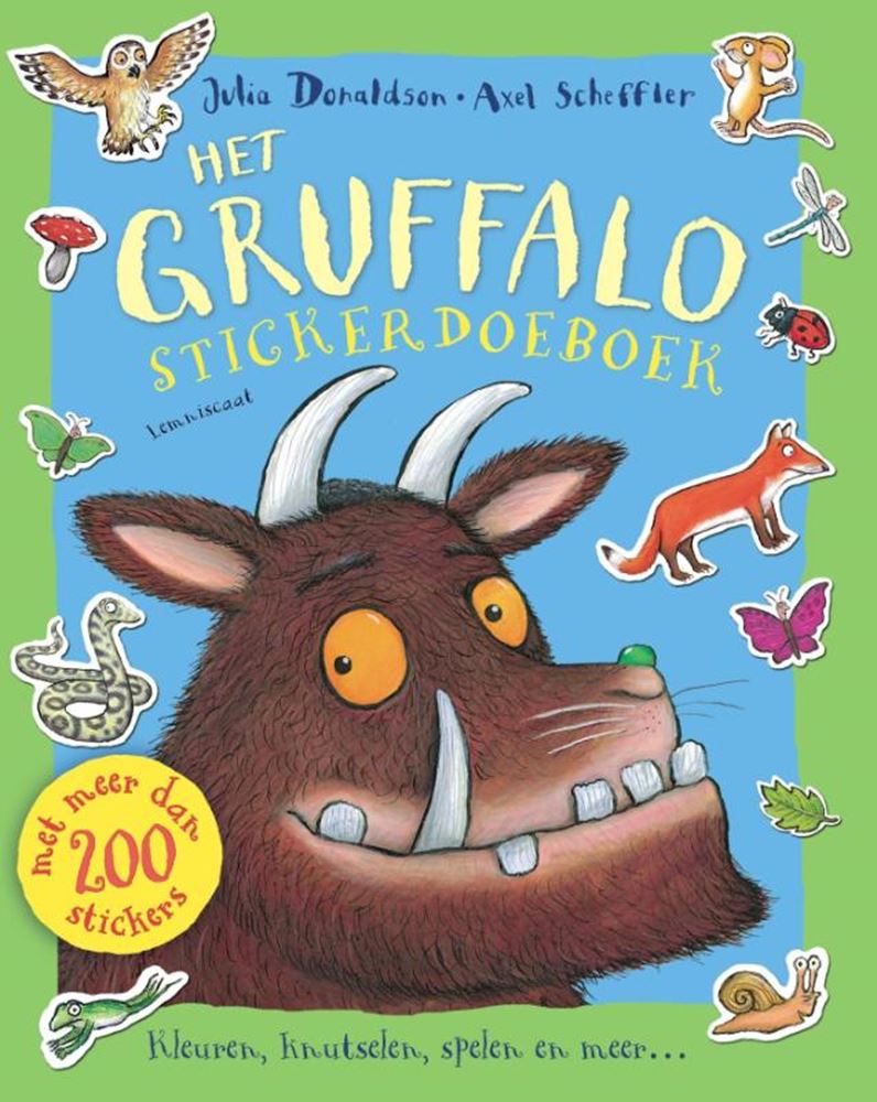 Il libro delle attività con adesivi del Gruffalò. 4+
