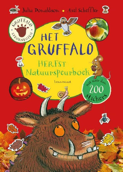 Central book house gruffalo autumn nature search book
