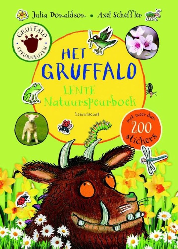Casetta centrale del libro, il libro di ricerca naturalistica primaverile del Gruffalo