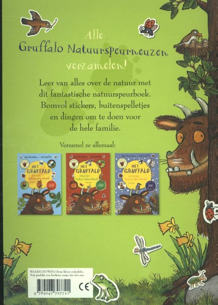 Casetta centrale del libro, il libro di ricerca naturalistica primaverile del Gruffalo